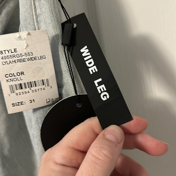 NWT Articles of society Lyla Hi rise wide leg color Kroll size 31 - Picture 4 of 10